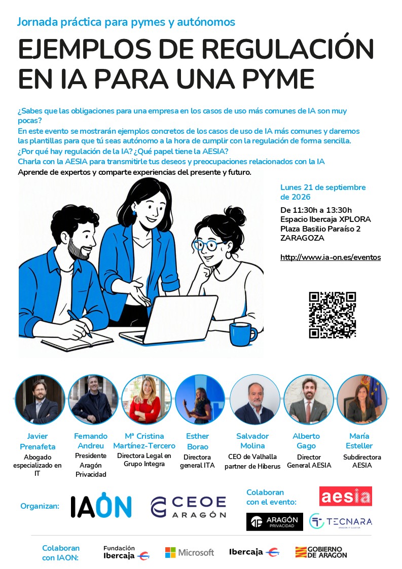 Cartel Evento IAON – CEOE_zaragoza